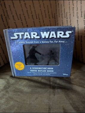 Star Wars Scanimation Book by Disney - Navy Space Cover